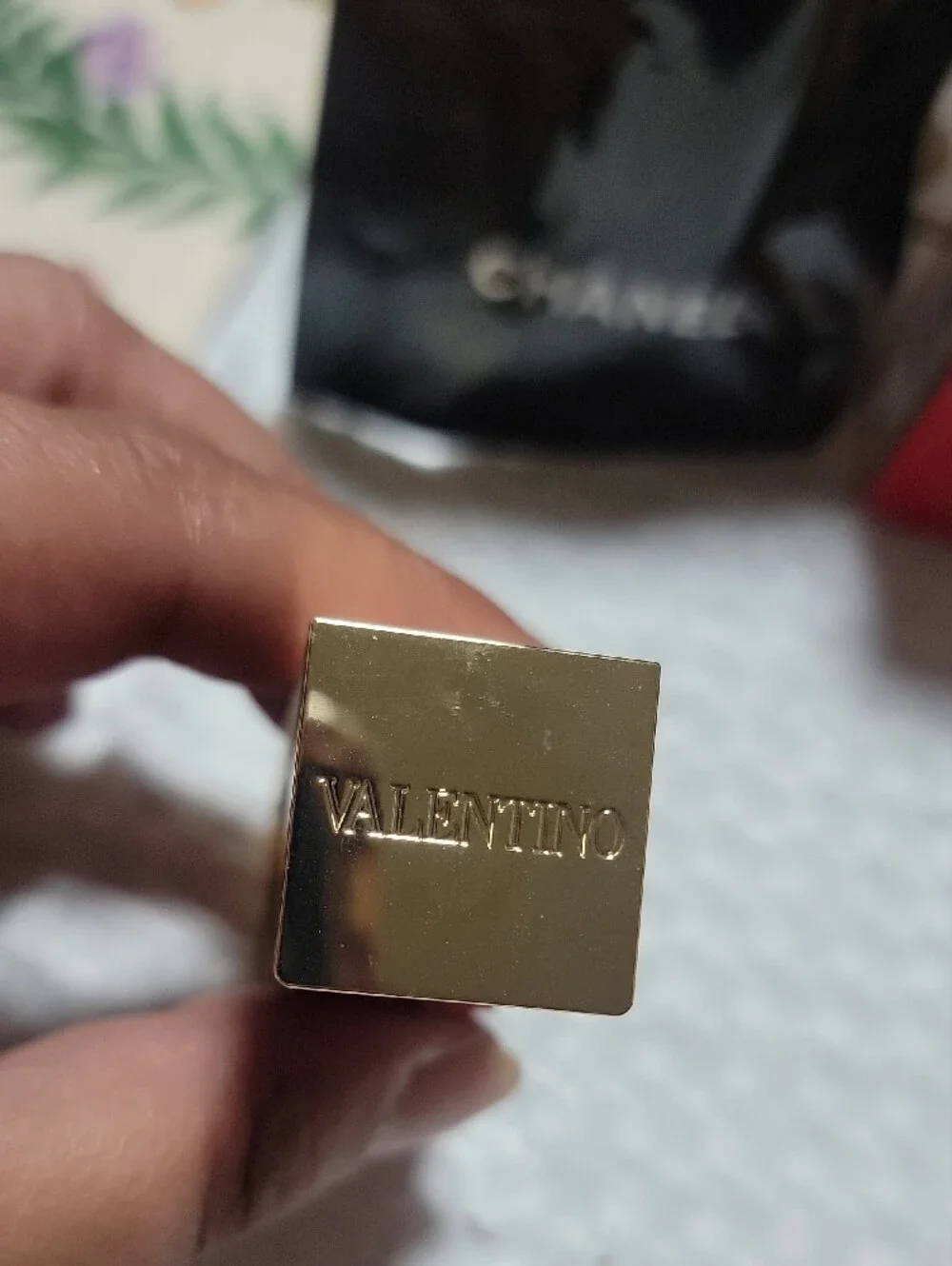 Valentino Rosso Matte Lipstick - 111A Undressed Velvet & Mini Chanel Mascara